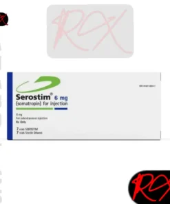 SEROSTIM 6MG (SOMATROPIN)- 126IU HGH KIT– (EXP 2028 )